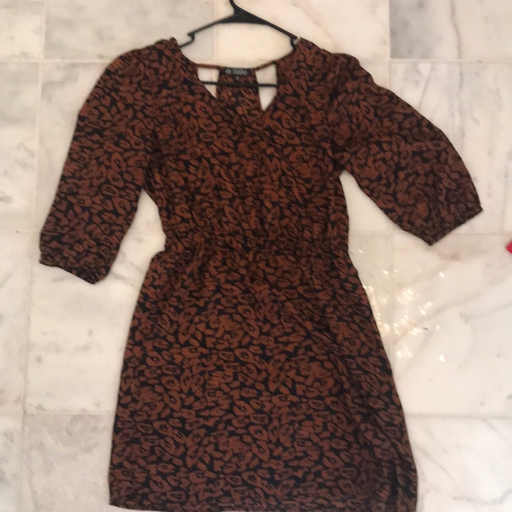 Animal print dress